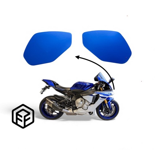 Blue headlight protectors - blue,