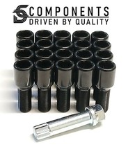 20 Black Audi Wheel Bolts for