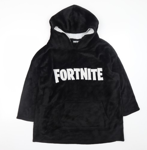 Fortnite boys black fleece - black,