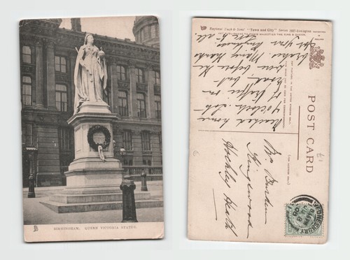 Postcard birmingham queen - -,