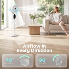 20 dB Silent Standing Fan for