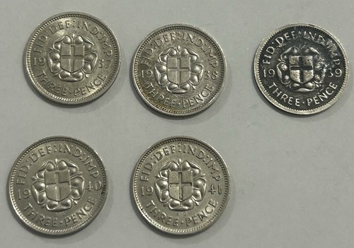 George silver threepence - vi,