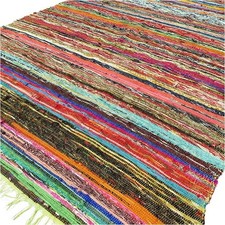 151 x 90cm Luxury Rag Rug -