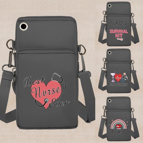 Nylon phone crossbody bag - crossbody,