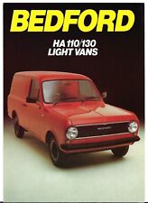 Bedford HA 110 & 130 Van 1982-1983 UK Market Foldout Brochure Vauxhall Viva