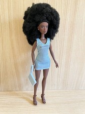 NATURALISTAS African American Fashion Doll Liya with A Large Afro in Blue  2022