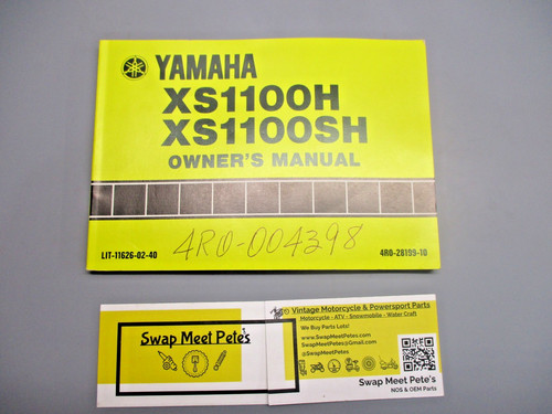 Yamaha xs1100 nos - sh,