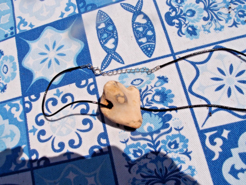Natural hag stone - stone, pendant