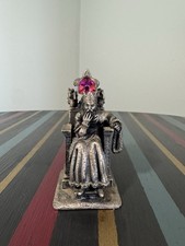 Fantasy and Legend King Arthur figure with square crystal. Tudor Mint.