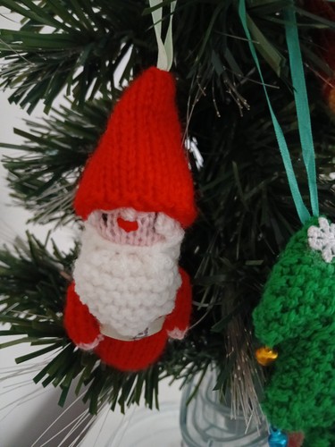 One hand knitted father - one,