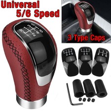 5/6 Speed 3 Cap Red PU Leather