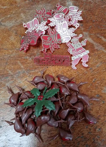 Vintage christmas cake - vintage,