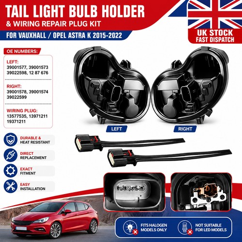 Pair tail light bulb holder - pair,