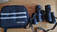 Vintage Miranda Zoom Binoculars 7x–15x35 Field 7x at 1000m With Case