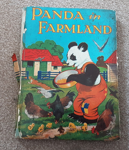 Vintage book panda - vintage, in
