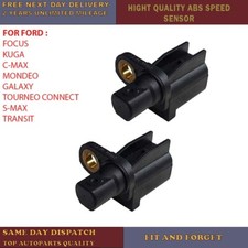 2x FOR FORD C MAX S MAX FOCUS GALAXY KUGA MONDEO TRANSIT  ABS SPEED SENSOR REAR