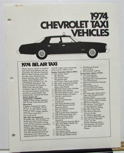 1974 chevrolet dealer - dealer, data