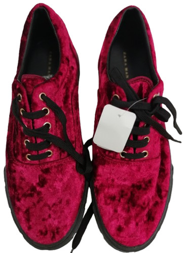 Zara man velour sneakers - zara,