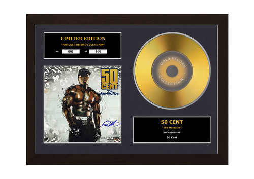 Cent signed gold disc album - 50,