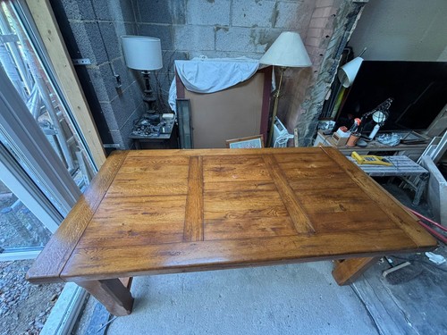 Solid medium oak - , refectory