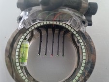 Trophy Ridge React 5 Pin Sight. Left Handed