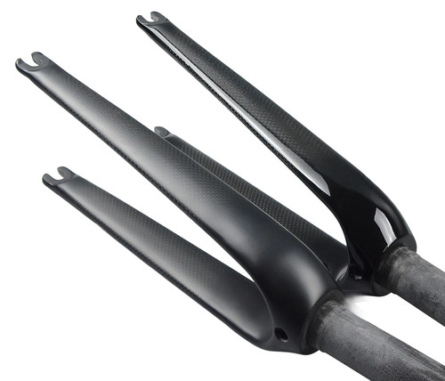 Carbon fiber bicycle fork - carbon,