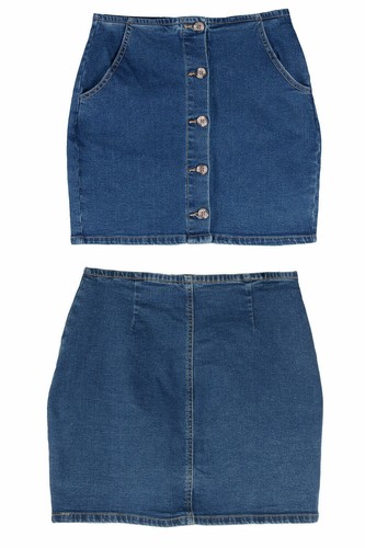 Y2k denim skirts stretch - y2k,
