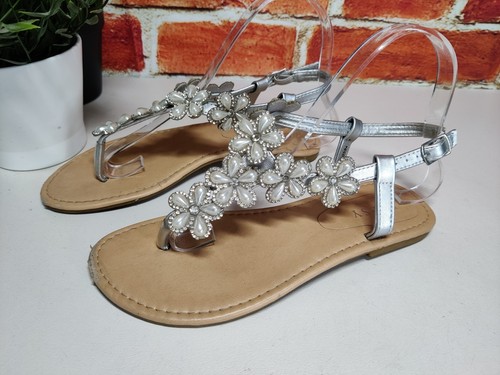 Lipsy silver sandals - silver, uk