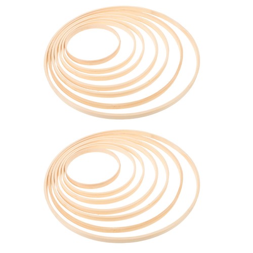 14pcs bamboo macrame hoop - 14pcs,