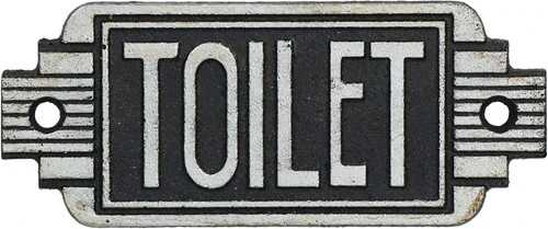 Art deco toilet - art, sign