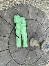 Set Of Two Green Canvas Folding Camping Chairs