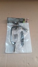 051103N Antique Suffolk Gate Latch, with Locking Pin, Black
