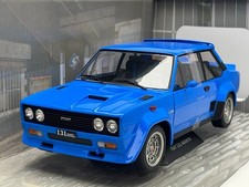 Fiat 131 Abarth 1980 Blue 1/18 Scale Diecast Model Car Solido S1806004