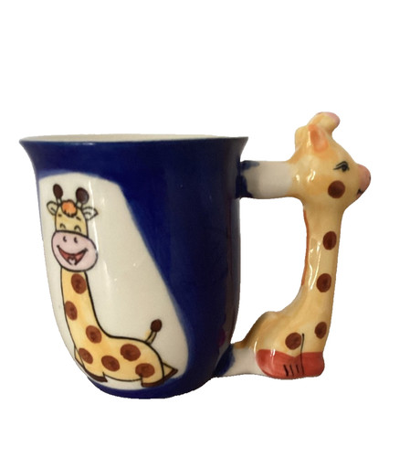 Giraffe ceramic novelty mug - novelty,