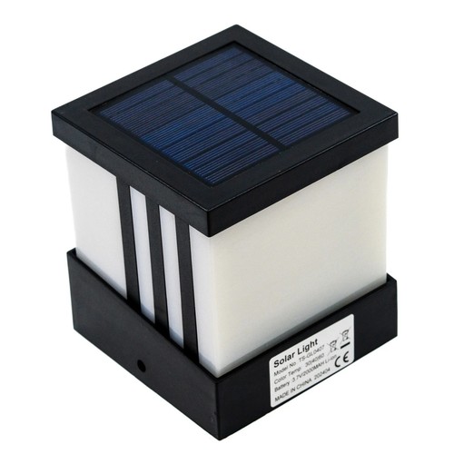 Aleko sgplight solar - gate, post