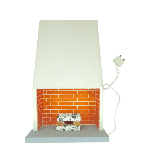 Lundby dollhouse fireplace - lundby,