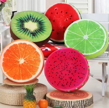 Colorful fruit chair cushions - colorful,