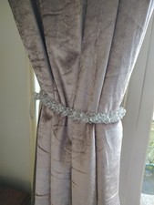 Curtain Tiesbacks Plastic Crystals Design Curtain Tiebacks