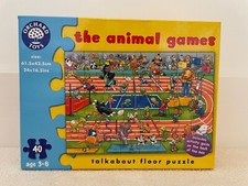 ORCHARD TOYS THE ANIMAL GAMES TALKABOUT FLOOR PUZZLE 