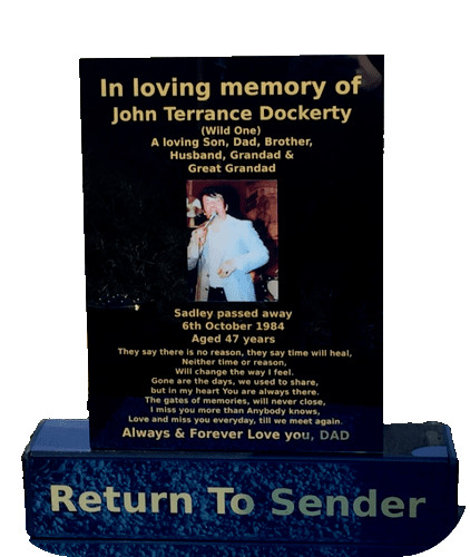 Adult grave marker - adult,