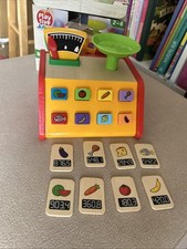 Playtive Childrens Toy Role Play Wooden Scales Set - Aged 3+