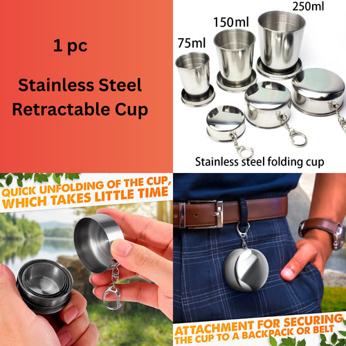 Stainless steel retractable - steel,
