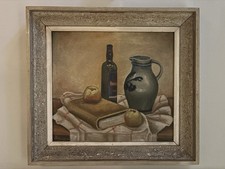 Old Still Life Painting Framed