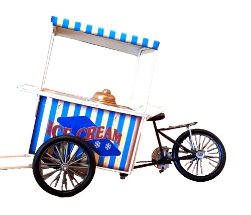 Vintage style ice - style, cart
