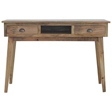 Rustic 2 Drawer Scandi Desk