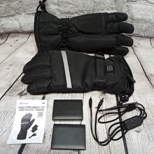 MOVTOTOP Rechargeable Heated Gloves Size L - 3 Levels + Charger - Winter Outdoor