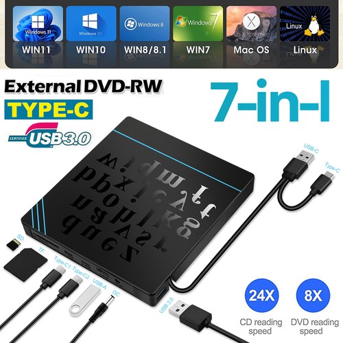 In1 external usb - 7, cd