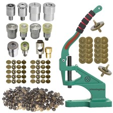 Green Machine Heavy Duty Hand Press with Fixing Die Snap Fasteners Popper Studs