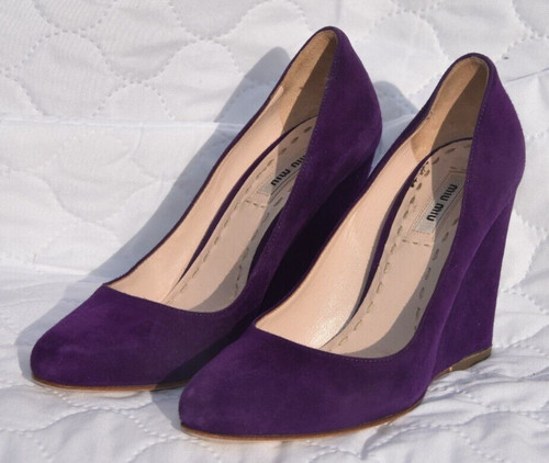 Miu womens purple platform - womens,