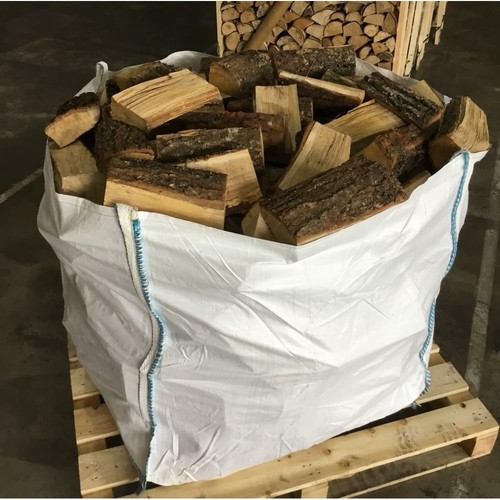 Seasoned split logs wood - split,